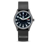 Smith & Wesson Reloj militar para hombre, 3 correas de lona intercambiables, resistente al agua hasta 3 ATM, visualización de la fecha, cristal resistente a los arañazos, reloj de estilo militar para