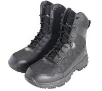 Smith & Wesson Scout - Botas tácticas militares de nailon para hombre, de 8 pulgadas, con cremallera lateral, para trabajo, combate, tropas de combate, Negro -, 40 EU