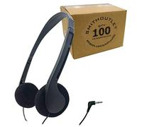 SmithOutlet Paquete de 100 Auriculares de bajo Costo para Aula/Biblioteca