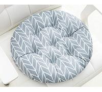 SMIUPIN Ronda cómodo cojín del Asiento Suave cojín de Respaldo Almohada Decorativa para la Oficina Silla Sofá Piso Patio Garden(17.7inch，45cm) (Gris-Flecha)