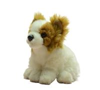 SMJWH Cachorro Esponjoso de Peluche, Animal, muñeco Perro Samoyedo/Pomerania Sentado Realista, Regalo
