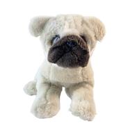 SMJWH Juguete Realista de la Felpa del Perro Barro Amasado, muñeco Peluche Animal Relleno Suave Perrito