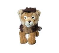 SMJWH León de Peluche Macho, Animal de Peluche Realista con Melena, Suave muñeco del Rey de la Selva, Dos Poses Disponibles, Regalo for y niñas(Half Squat 33cm)