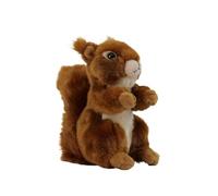 SMJWH Lindo Ardilla de Peluche de Dibujos Animados Muñeco de Peluche con Cola Suave Peluche for Regalo de cumpleaños Criatura del Bosque Mascota decoración de guardería
