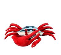 SMJWH Lindo Cangrejo Violinista de Peluche de 36 cm, muñeco de Cangrejo Rojo Relleno, Animal Marino Realista, Regalo for Amantes de la Vida