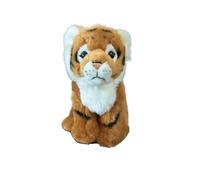 SMJWH Mini Cachorro de Tigre Peluche, Suave y Adorable, muñeco Siberiano Amarillo o, Realista for decoración Infantil(Yellow)