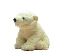 SMJWH Muñeca Suave del Animal Relleno Juguete de la Felpa Oso Polar Que se Sienta for decoración casera los, Regalo tierno Lindo Vida Silvestre