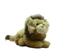 SMJWH Peluche de león acostado Realista con Melena, muñeco de Peluche Suave del Rey de la Jungla, Regalo de Peluche for y coleccionistas