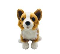 SMJWH Peluche Realista de Perro Corgi, Cachorro Pembroke galés, Suave y Adorable. Ideal como compañero canino. Regalo for Amantes los Perros la realeza británica. Decoración for el hogar