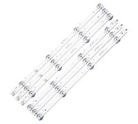 SMJWH Retroiluminación de 2TV Cc02430d738v04 Cc02430d738v08 for Pt430ct02-1 Lc430duy Sh A1 LED43ST282T2 F43e8000q F43d7000q 43lst5970(6PCS(2TV))
