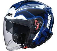 SMK GTJ Tourer Casco Jet, azul/blanco, Talla L (59)