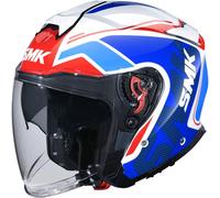 SMK GTJ Tourer Casco Jet, blanco-rojo-azul, tamaño 2XL para Hombres