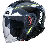 SMK GTJ Tourer Casco Jet, negro/gris, Talla M (57)