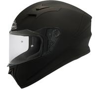 SMK Helmets Stellar Solid Motorcycle Helmet Casco de moto, negro, tamaño M para Hombres