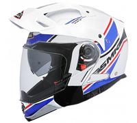 SMK Hybrid Evo Tide Casco modular, blanco/azul, Talla XS (53/54)