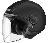 SMK Laminar Casco Jet, negro, tamaño L para Hombres