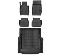 SMK Set de alfombrillas de goma y alfombrillas de maletero para BMW Serie 3 E46 1998-2005 Mejora la comodidad de tus viajes con la alfombrilla antideslizante para coche 3D- alfombrillas para todo tipo