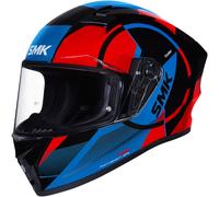SMK Stellar Faro Casco, negro-rojo-azul, tamaño S para Hombres