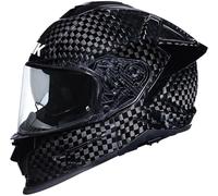 SMK Titan Carbon Solid, casco integral M male Negro