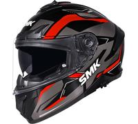 SMK Typhoon Azonix, casco integral XXL female Negro/Gris/Rojo
