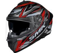 SMK Typhoon Rival, casco integral XL female Mate Negro/Rojo/Gris/Plata