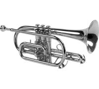 SML Corneta Sib CO50-S Latón Bañado en Plata Tono Sib Diámetro 11,65 mm