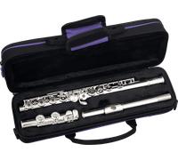 SML Flauta Travessera FL400RE Mecanismo de Mi Sol No Alineado Plata Níquel Llaves Abiertas Tonalidad Do