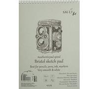 SMLT 3EB-50TS Authentic Line - Bloc de dibujo (A3, 185 g/m², 50 hojas, perforado, tapa reciclada y espiral doble)