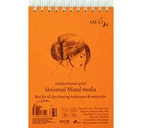 smlt 5 mixb de 40TS Authentic line - Bloc de dibujo (A5, papel 200 gsm Mixed Media, 40 hojas