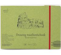 smlt 5eb de 8ST/OA Authentic line 245 x 176 mm genähtes - Bloc de dibujo, 290 GSM 270º nproveedores Natural Papel, 8 hojas
