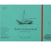smlt 5eb de swv3432st Authentic line 245 x 176 mm genähtes Bocetos authenticbook, 90 gsm Blanco Papel, 32 hojas