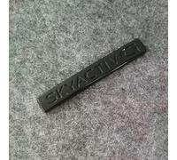 SMLZR Coche Emblema Logo para Mazda 3 Hatchback 2019-2025,Negro Tuning Insignia Logotipo Delantera Capó Rejilla/Trasera Maletero Repuesto Badge Adhesivos Coche Decorativo Accesorios Estilo