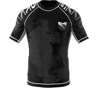 SMMASH KOI Rashguard Hombre Manga Corta, Camisetas Hombre para MMA, Artes Marciales, Krav Maga, BJJ, K1, Karate, Material Transpirable y Antibacteriano, (M)