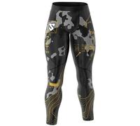 SMMASH Mallas Running Hombre Pantalones De Compresión Deportivos Largos para Entrenamiento Gimnasio Crossfit Transpirable Moro