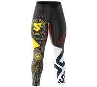 SMMASH Mallas Running Hombre Pantalones De Compresión Deportivos Largos para Entrenamiento Gimnasio Crossfit Transpirable Moro