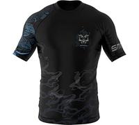 SMMASH Takeo Rashguard Niño Manga Corta, Camisetas para MMA, Artes Marciales, Deportivo Niño Camiseta, Krav Maga, K1, Karate, Material Transpirable y Antibacteriano, (S)