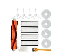 SMMXDWBA Compatible con Xiaomi Robot Vacuum X10+ / X10 Plus B101GL, Accesorios for aspiradora, Cepillo Lateral Principal, Filtro Hepa, Bolsa for Polvo, paño de fregona, Caja for Polvo (Color : Set w)