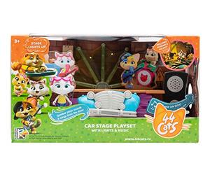 Smoby 44 Gatos El Escenario de los Buffycats con Personaje Incluido, música y Luces, a Partir de 3 años, 3032161802053