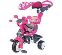 Smoby 740600 Triciclo Baby Driver Comfort, rosa con capota