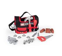 Smoby 7600360196 - Bolsa de herramientas Facom - Bolsa de herramientas en diseño Facom de tela resistente con asa de transporte, correa para el hombro y bolsillo pequeño, incluye herramientas y