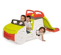 Smoby-Area de Actividades con tobogán Coche Aventura (840205), Color Verde