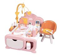 Smoby - Baby Nurse - Guardería Cocoon - para bebés de hasta 42 cm - Numerosos Accesorios y Funciones de Juego - Material Reciclado - A Partir de 3 años - Fabricado en Francia
