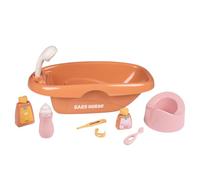 Smoby - Baby Nurse - Set de bañera y accesorios - Numerosos accesorios - Juguete de imitación - Cuida a tu bebé - Material reciclado - A partir de 3 años - Fabricado en Francia