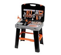 Smoby Banco de Trabajo Smoby Black & Decker en maletín, 33 Accesorios para martillar, taladrar y atornillar (7600360734)