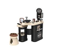 Smoby- Barber Shop, Su Primera Barbería de Juguete, Imitando Las de Verdad, 3 Áreas de Juego: Barbería, Zona de Lavado y Zona de Pago, Incluye 19 Accesorios Muy Realistas, Adecuado a Partir de 3 Años