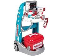 Smoby - Carrito Médico Electrónico - Juguete de Imitación para Niños - 16 Accesorios de Doctor - Sonidos y Luces - A Partir de 3 Años - Fabricado en Francia