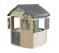 Smoby-Casita Infantil Jura Lodge Smoby Life- Material Reciclado (53%), 2 Ventanas y 2 Puertas de Entrada, Medidas (LxAnxAl): 115,4 x 123,3 x 132 cm. A Partir de 2 años (7600810503)