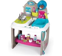 Smoby Centro Veterinario Con Gatito Y 18 Accesorios Color Azul