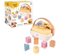 Smoby - Cesta clasificadora de Formas de Winnie The Pooh - Juego de Aprendizaje temprano para clasificar Formas con 8 Piezas - A Partir de 12 Meses