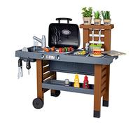 Juego Smoby Garden Cocina Barbacoa Grill con 43 Accesorios